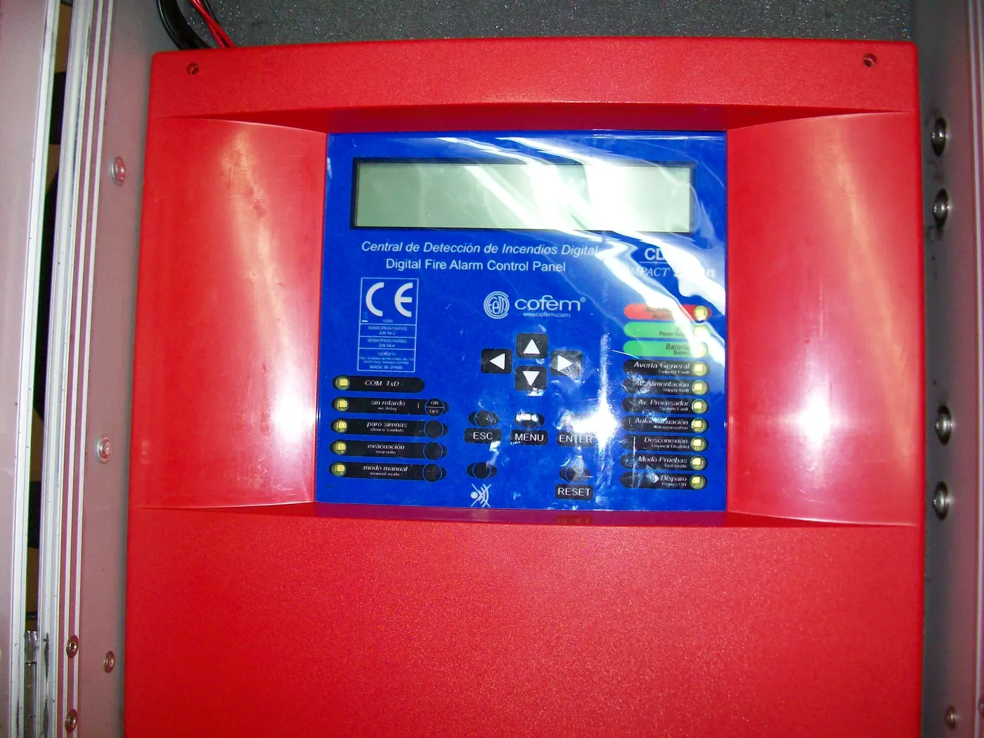Addressable fire alarm control panel